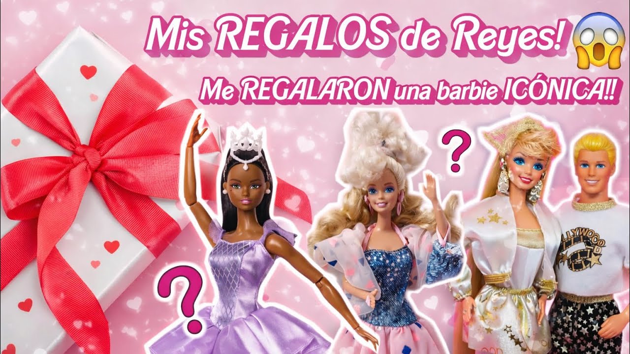 Mis REGALOS de Reyes, me REGALARON UNA BARBIE SUPER ICÓNICA!!🥹😱❤️