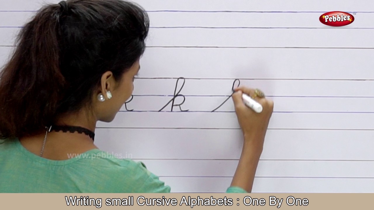 Cursive Writing For Beginners Step by Step | Writing Small Cursive Letters | Handwriting Practice