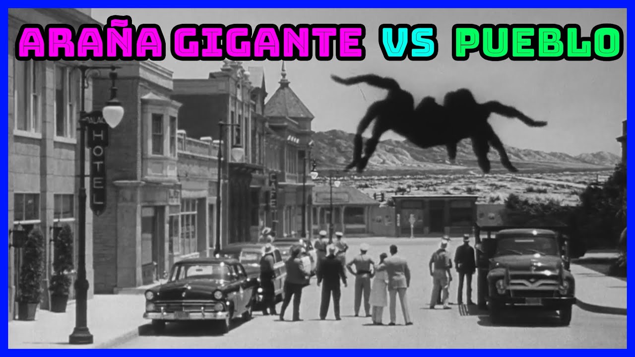 Una TARANTULA GIGANTE CON los PEORES EFECTOS ESPECIALES que existen | Resumen TARANTULA (1955)