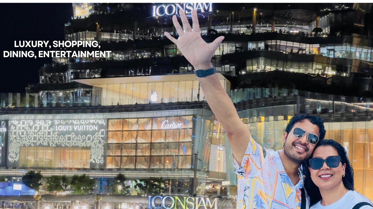 [4K 🇹🇭] ICONSIAM Bangkok - the most luxurious Beautiful shopping mall in Thailand