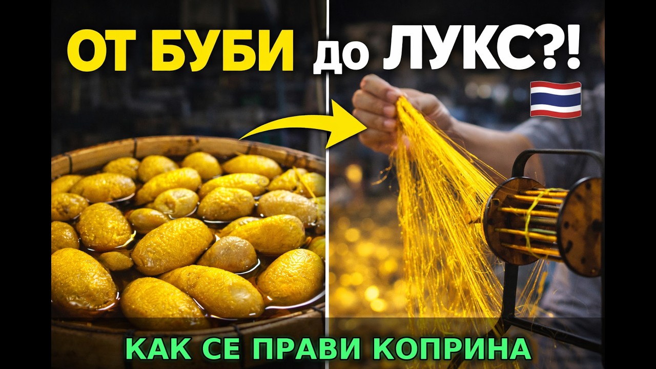 Как се прави коприна в Тайланд? От буба до лукс | Chiang Mai Silk Factory