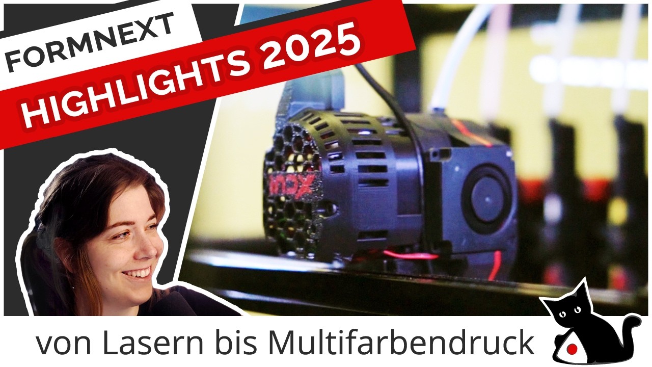 3D Druckmesse Formnext 2025 Highlights - Prusa, BambuLab, Creality, Anycubic, Snapmaker und Bondtech
