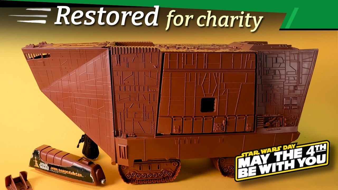 May 4th Special - Vintage Star Wars Sandcrawler Restoration for Charity