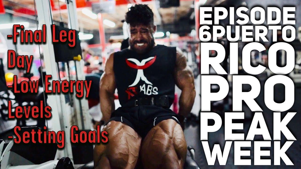 SANTI ARAGON | 2019 PUERTO RICO PRO EP. 6 | PEAK WEEK | FINAL LEG DAY AT INFAMOUS GYM MIAMI