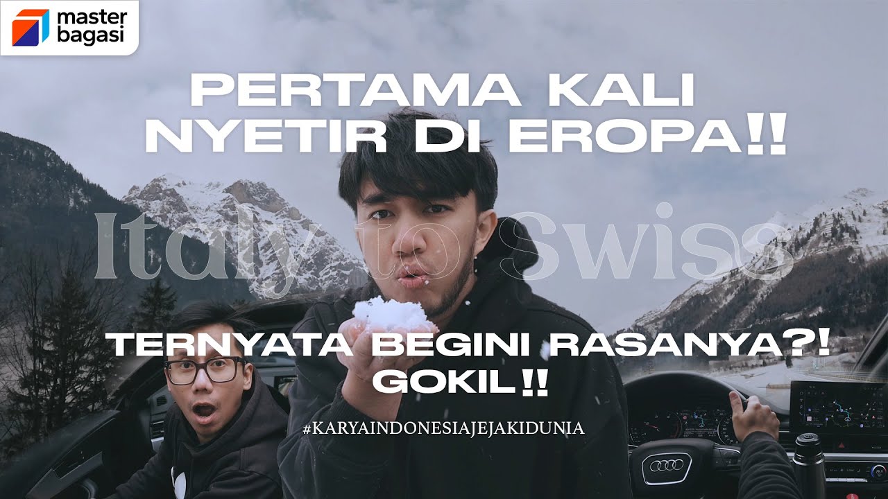 PERTAMA KALI SEWA MOBIL DI EROPA‼️ Ternyata Begini Rasanya⁉️ ITALIA TO SWISS, GOKIL‼️