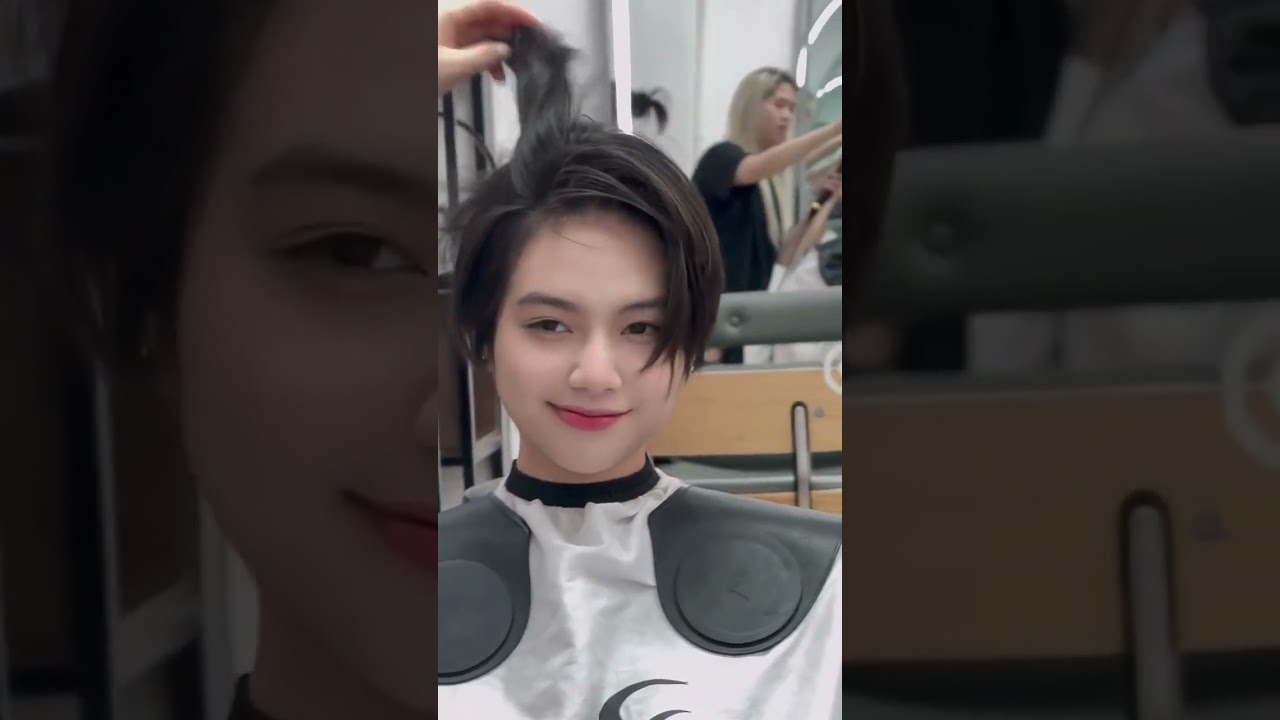 Potong Rambut Panjang #longtoshort #pixie #pixiehaircut #bondol #haircut #potongrambut #undercut