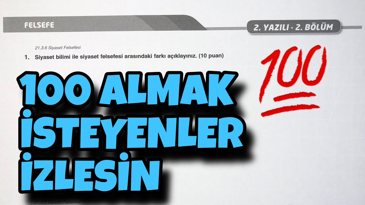 10.Sınıf Felsefe 2.Dönem 2.Yazılı