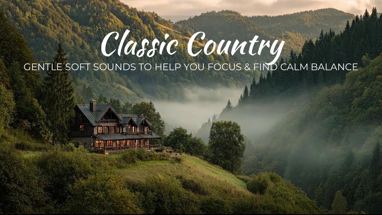 Classic Country | Gentle Soft Sounds to Help You Focus & Find Calm Balance