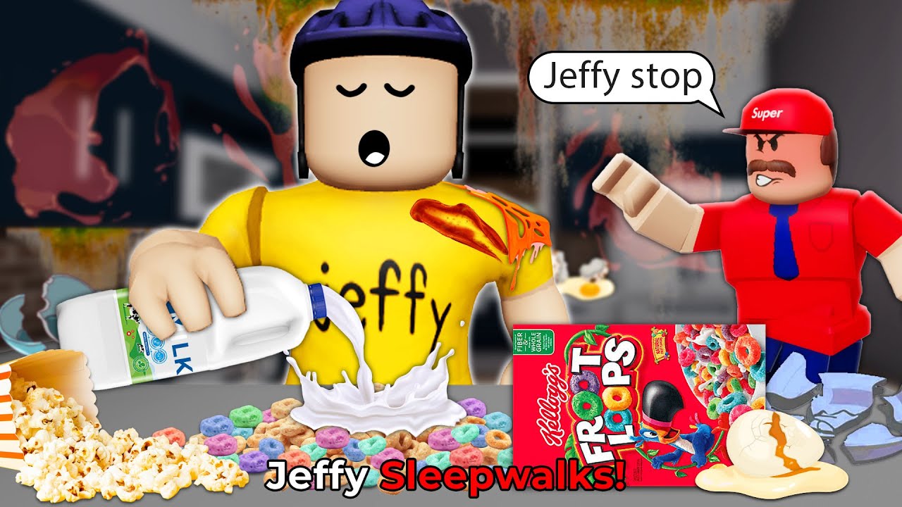 SML ROBLOX: Jeffy Sleepwalks ! ROBLOX Brookhaven 🏡RP - Funny Moments