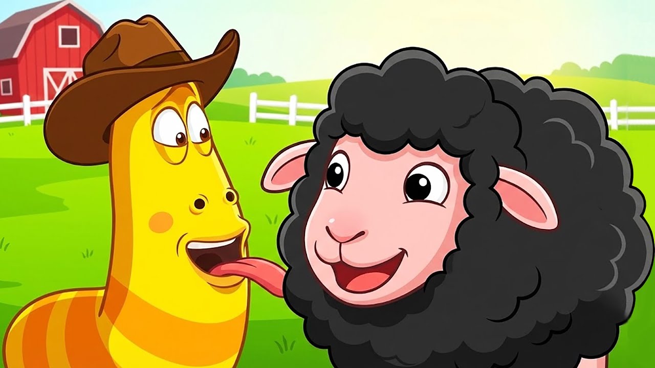 Funny Farm! 🚜 Baa Baa Black Sheep Song | Larva Nursery Rhyme for kids