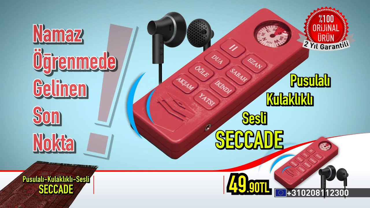 Pusulalı Sesli Namaz Öğreten Seccade Latif Doğan Kampanyası