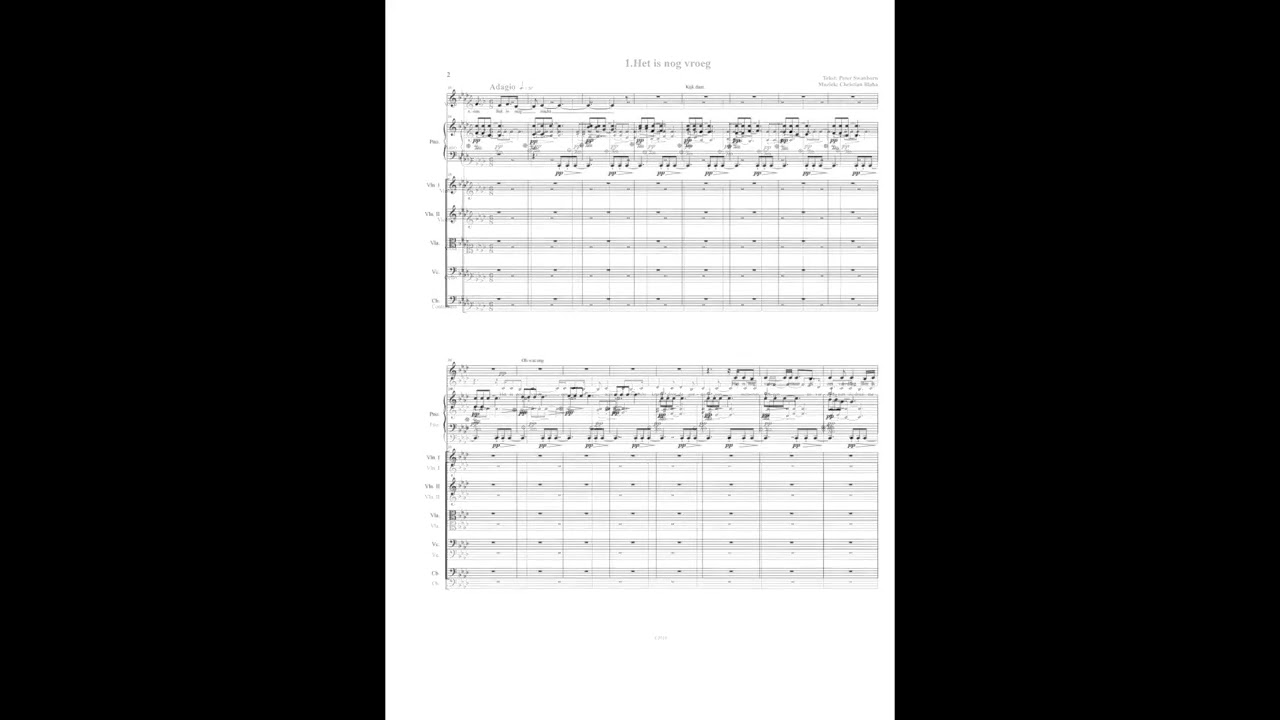 HOTEL LIJKZICHT - musictheatrical songcycle for mixed voices & ensemble | CHRISTIAN BLAHA (2010)