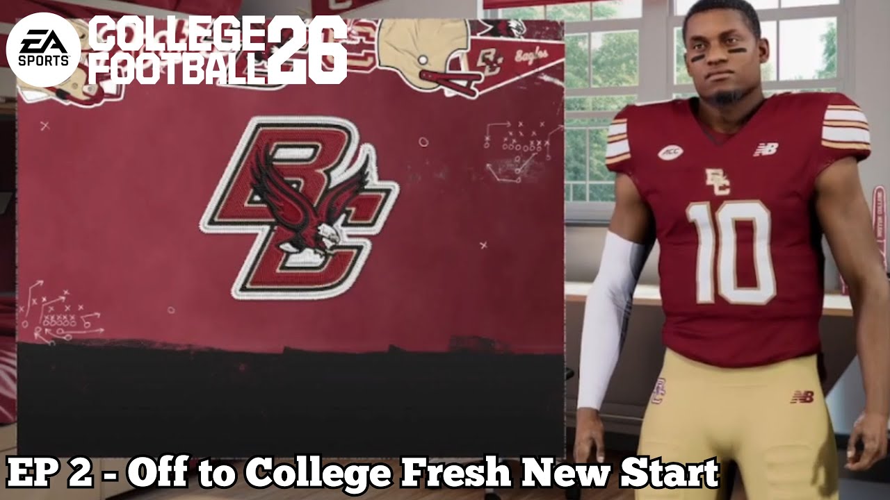 Finally on campus but barely became a starter | CFB 26 EP 2 - Off To College  Fresh New Start
