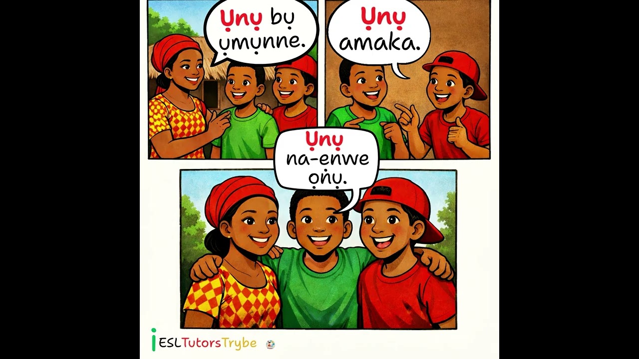 Learn Igbo Pronouns in a fun way