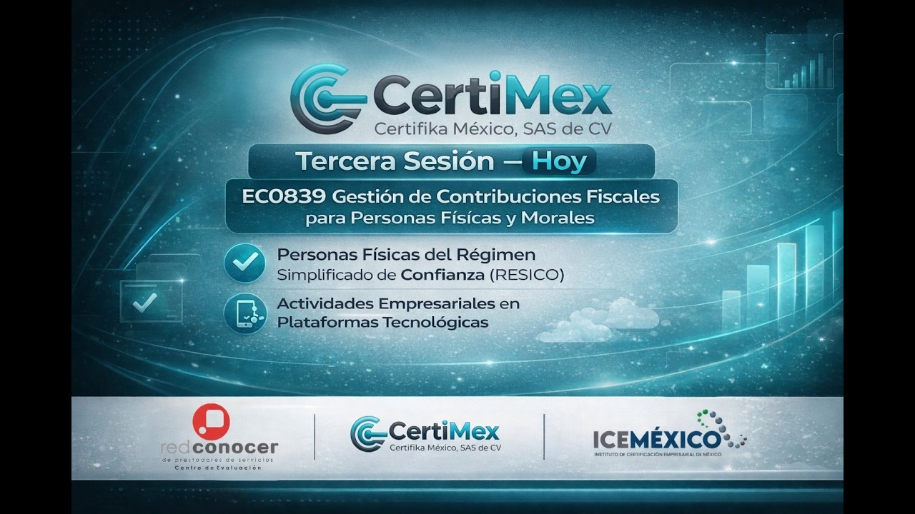 Sesión 3  RESICO I Plataformas Digitales