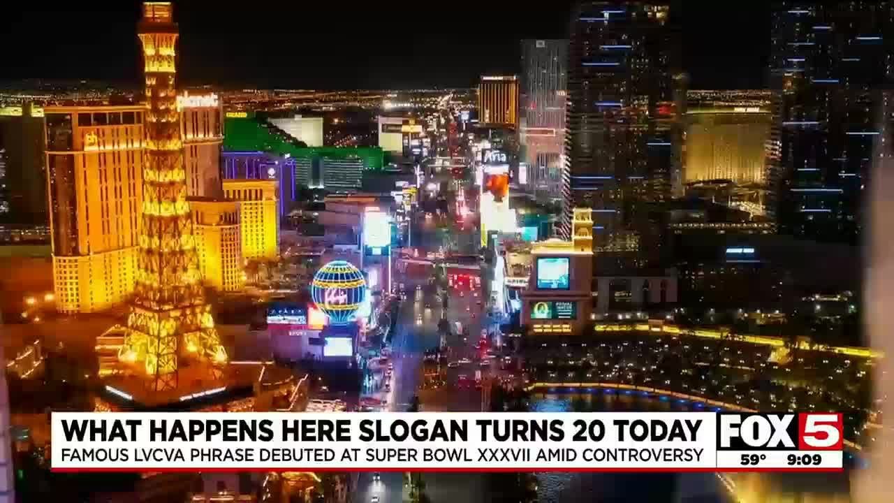 'What Happens Here... Stays Here’ slogan turns 20 years old during Super Bowl