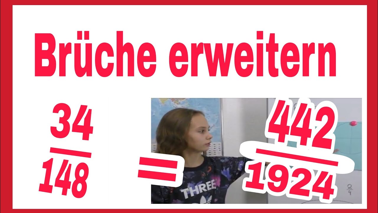 Mathe • Brüche erweitern - ganz einfach und schnell lernen | Schlau gefragt ?!