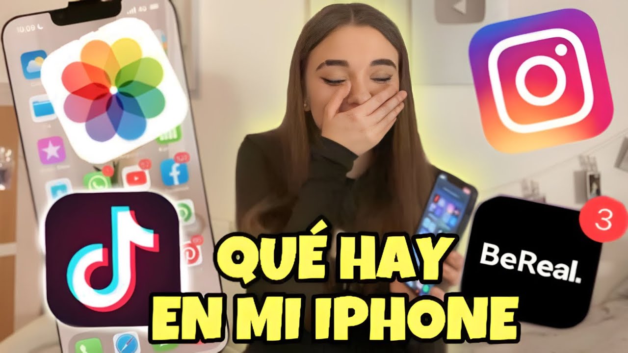 ¿QUÉ HAY EN MI IPHONE?📱OS ENSEÑO TODO LO QUE TENGO😲 MIS SECRETOS