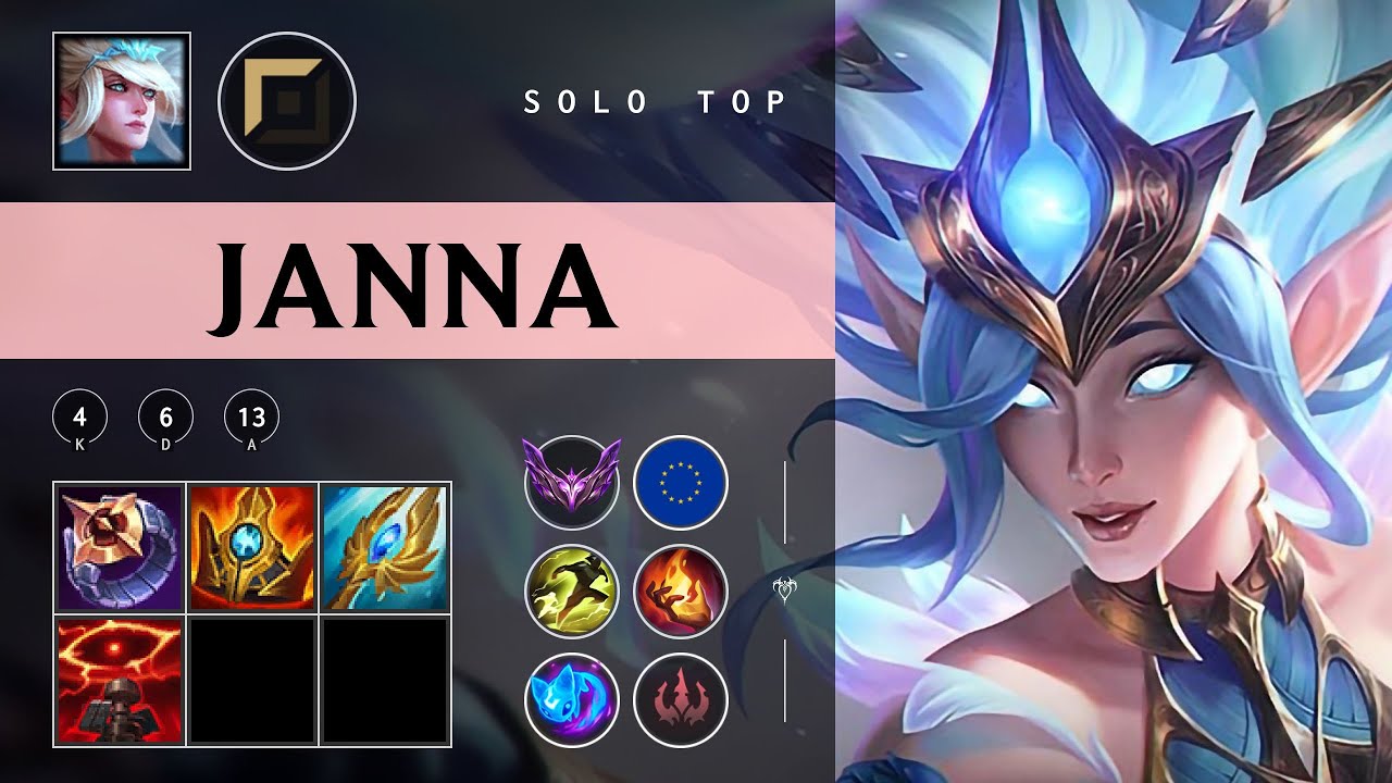 Janna Top vs Fiora - EUW Master Patch 25.24