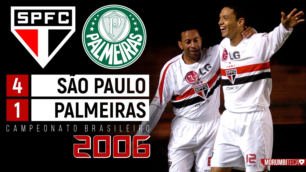 São Paulo 4x1 Palmeiras - 2006 - PRIMEIROS GOLS DE RICARDO OLIVEIRA E A BUSCA PELA LIDERANÇA!
