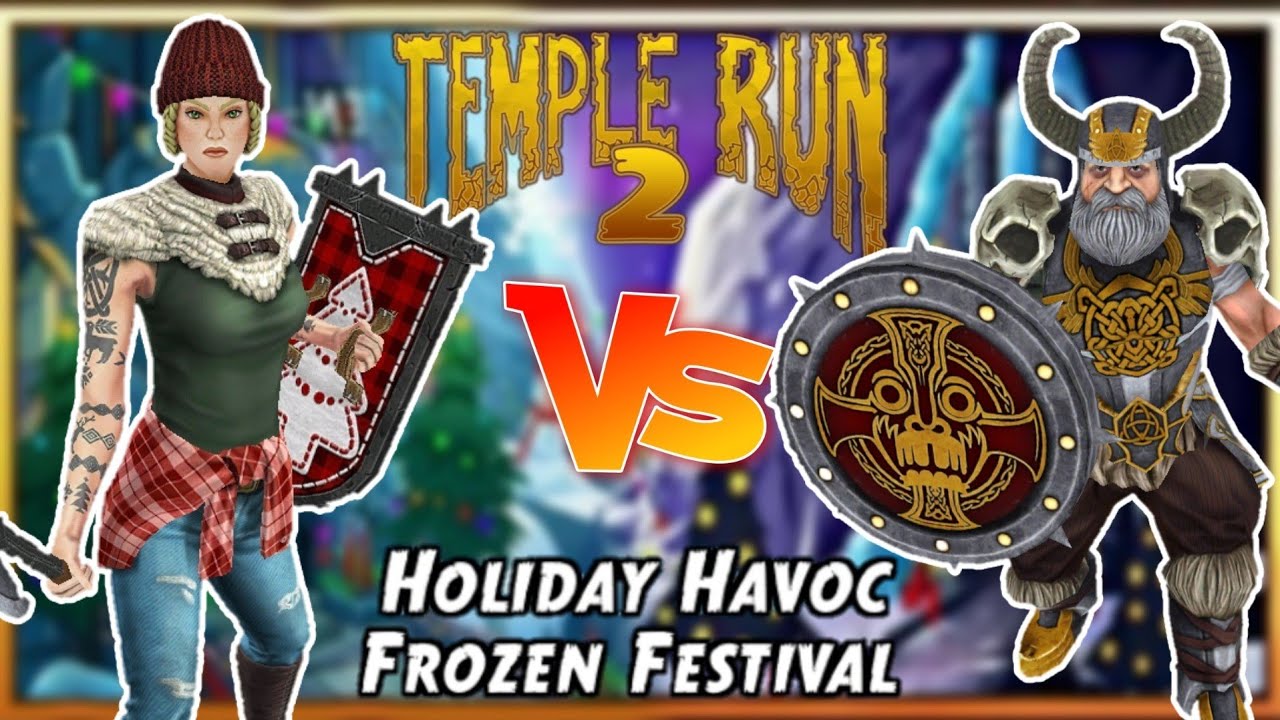 Freya Coldhear Forester VS Sigur Frostbeard Holiday Havoc Temple Run 2 YaHruDv