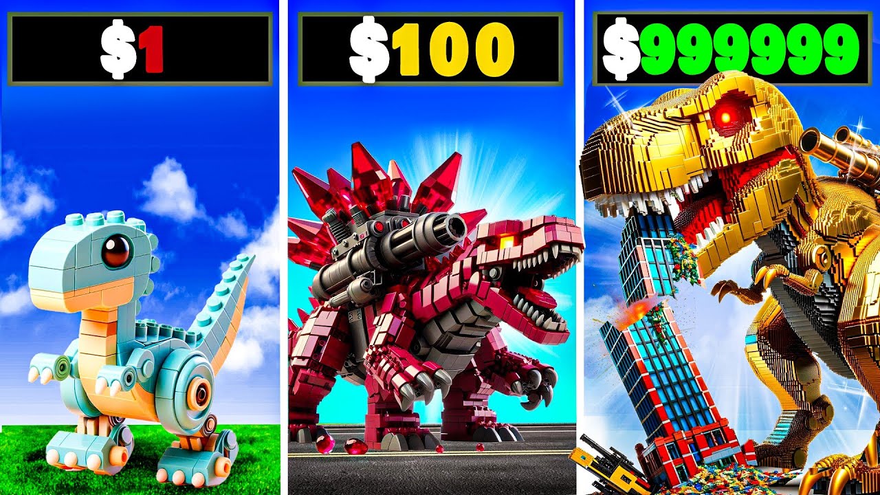 Lego Dinosaurs стоимостью от 1 до 1 000 000 долларов в GTA 5