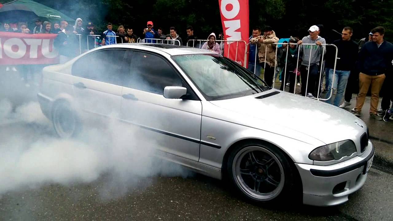 BMW E36 MEETING 2015 BURNOUT