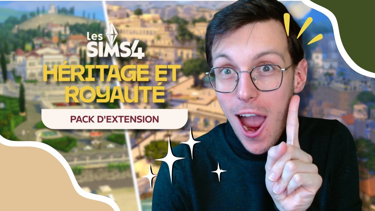 LE DERNIER TRAILER DES SIMS 4 HÉRITAGE ET ROYAUTÉ : RÉACTION avec @goudisbi 👑🩷