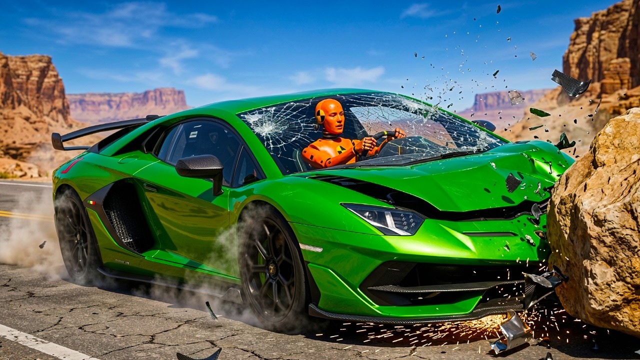 SURVIVAL IMPOSSIBLE?! Realistic Crash Test Shock | BeamNG.drive