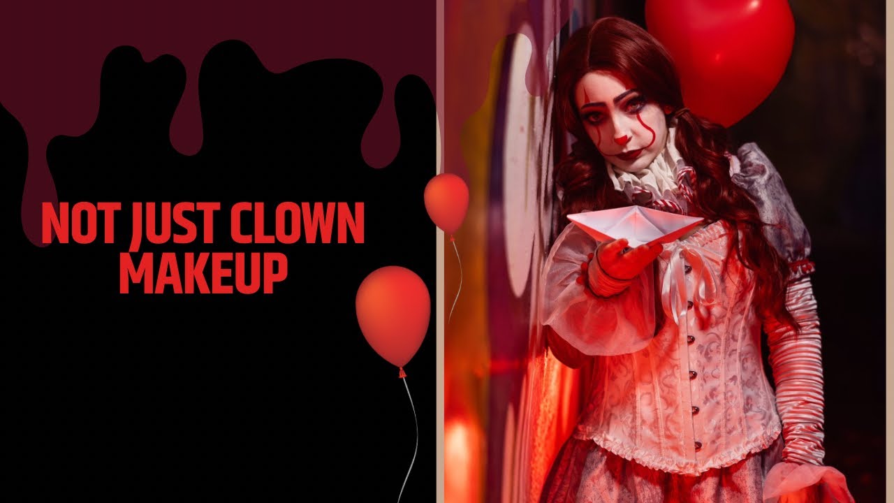 Pennywise makeup REINVENTED (Glam horror Edition) | Photoshoot with South Side 