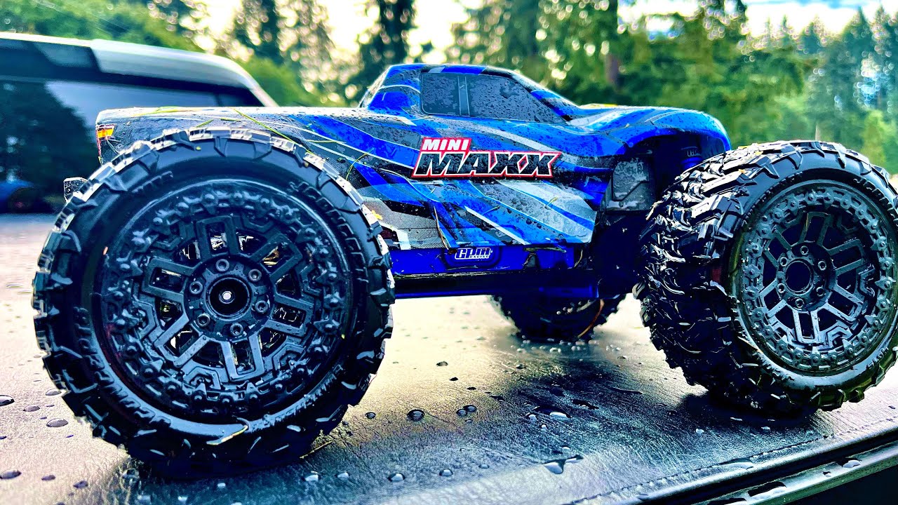 💪🏼👑Best tires for your TRAXXAS MINI MAXX #Jconcepts #minimaxxtires #rccars