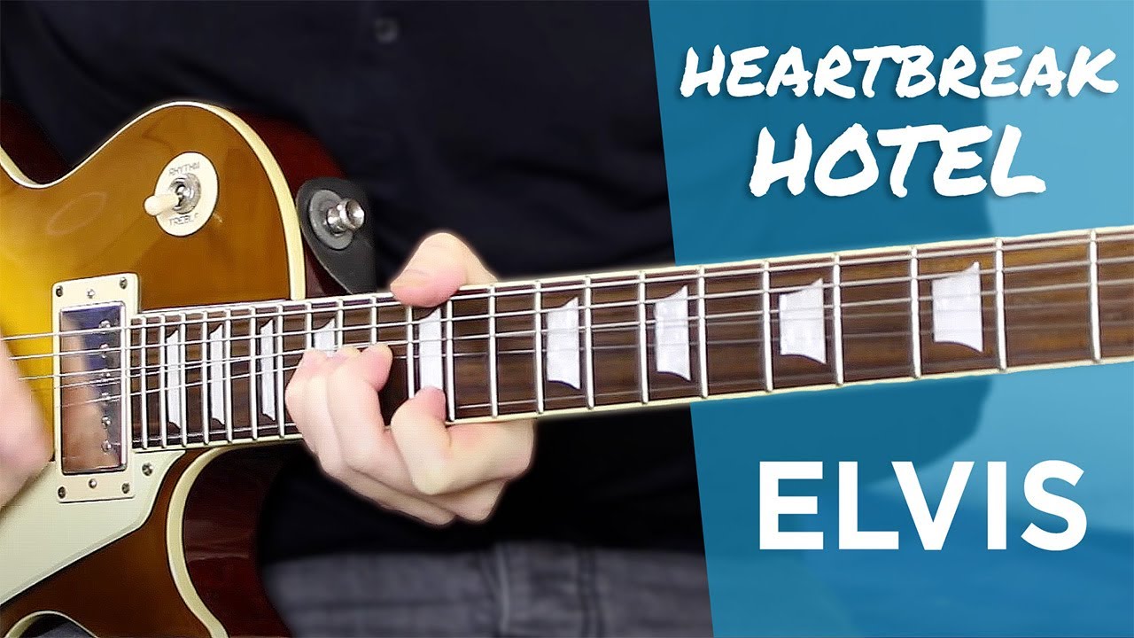 Heartbreak Hotel SOLO - Lead Guitar Lesson Tutorial  (Elvis, Scotty Moore)