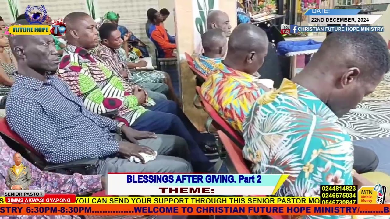 SUNDAY SERVICE WITH PASTOR SIMMS AKWASI GYAPONG || BLESSINGS AFTER GIVING.Part 2