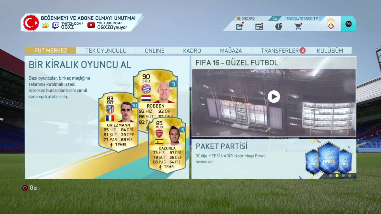 FIFA 16 ULTIMATE TEAM | KADRO KURULUMU!! KLASMAN 1 CIKIN!! FİŞEK MADRID!