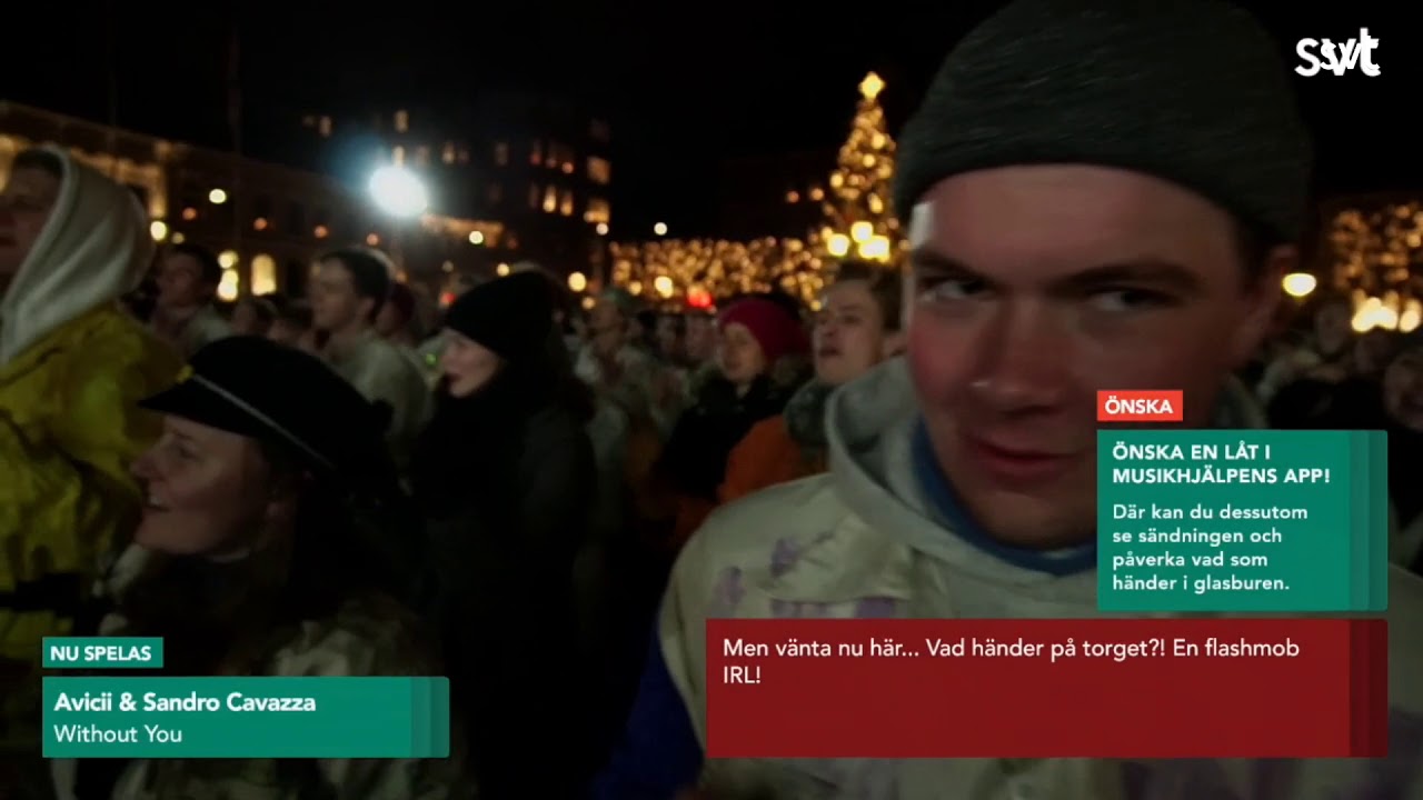 Musikhjälpen flashmob, Lund 2018