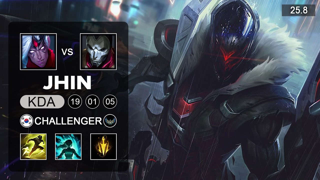 Jhin vs Varus ADC - KR Challenger - Patch 25.8 Season 15