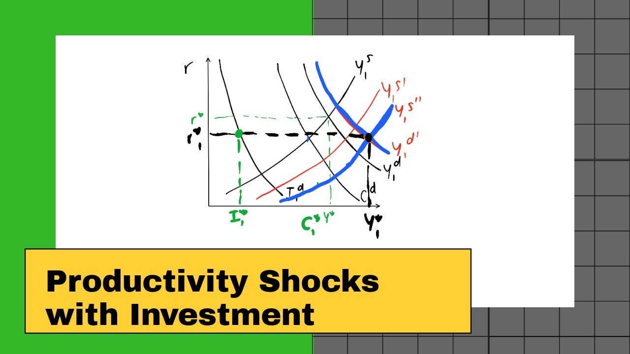 Productivity Shocks with Investment: Goods Market Equilibrium