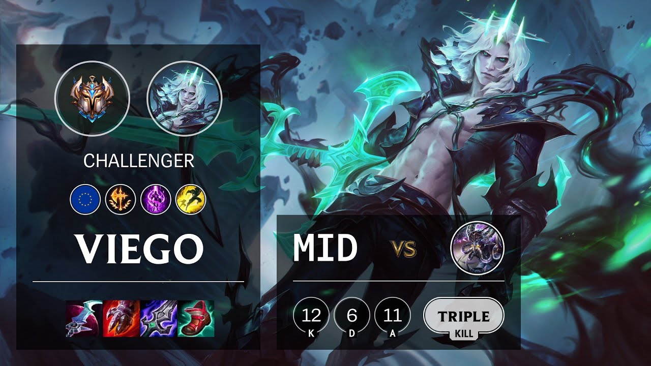 Viego Mid vs Kassadin - EUW Challenger Patch 11.2