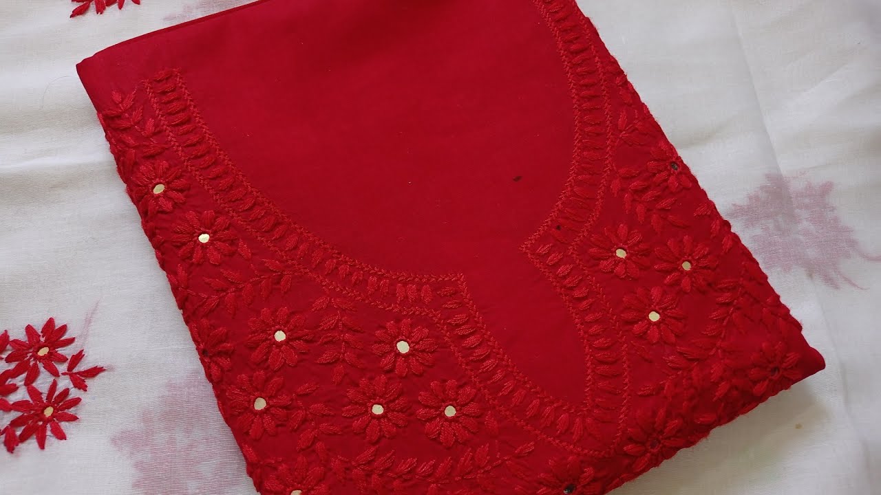 Beautiful hand embroidery fulkari dress|phulkari|হাতের কাজের জামা|hater kajer jama|پھلکاری ڈیزائن
