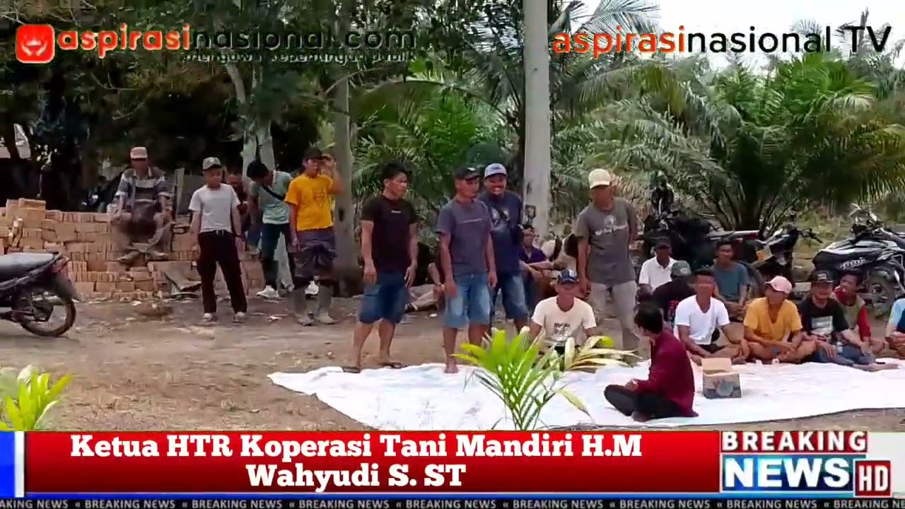 RAT HTR Koperasi Tani Mandiri Berjalan Hidmat, Melaksanakan Seremonial Penanaman Pohon Hutan