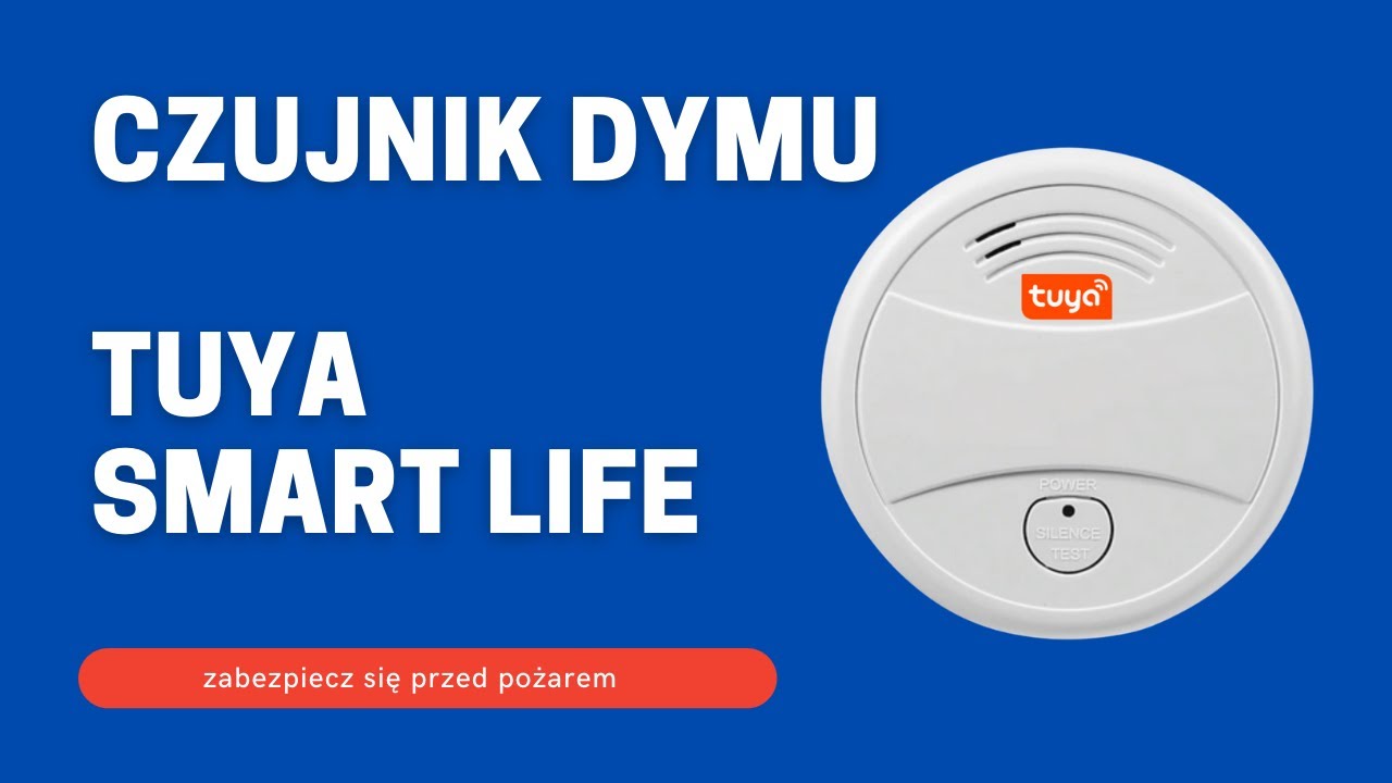Czujnik dymu tuya smart life wifi - parowanie i instalacja - inteligentna ochrona przeciwpożarowa|