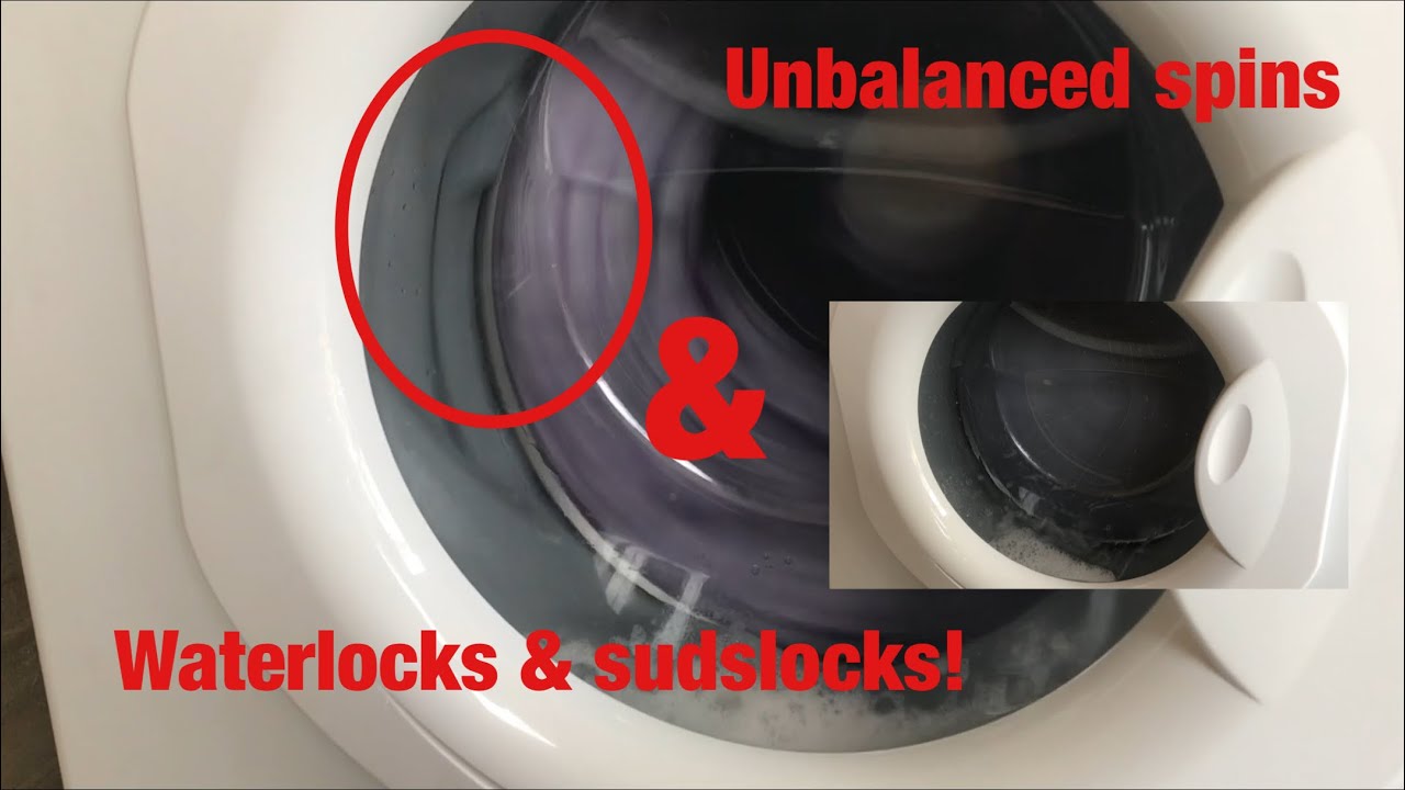 Hotpoint wma30 washing machine || unbalanced spins, sudslocks and waterlocks nearly every spin!