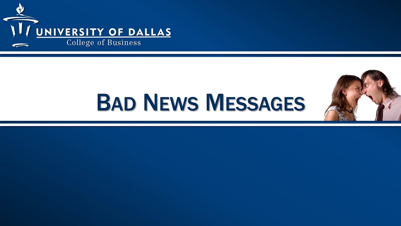 Bad News Messages