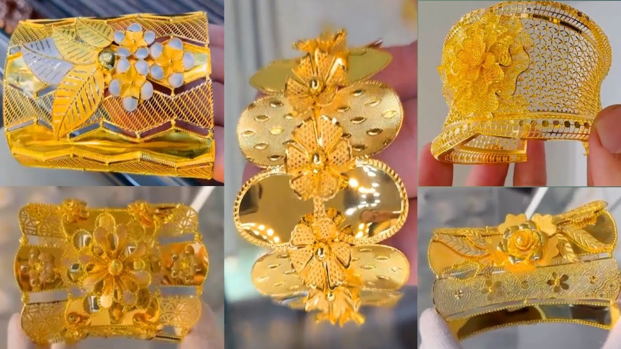 Latest Gold Bangles Design || 21K Gold Bangles Designs || Stylish Bangles Kangan Chori Set. Barslat 
