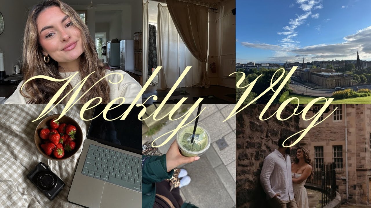 Vlog: Finding a New Routine, Couples Photoshoot, Exploring Edinburgh | Mary Skinner
