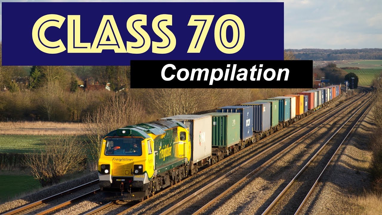 Class 70 Freightliner and Colas Diesel Locomotive Compilation 2012-2015