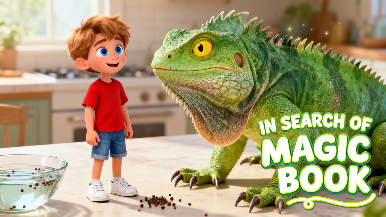 Kids Educational Story | Searching for the Magic Healthy Book