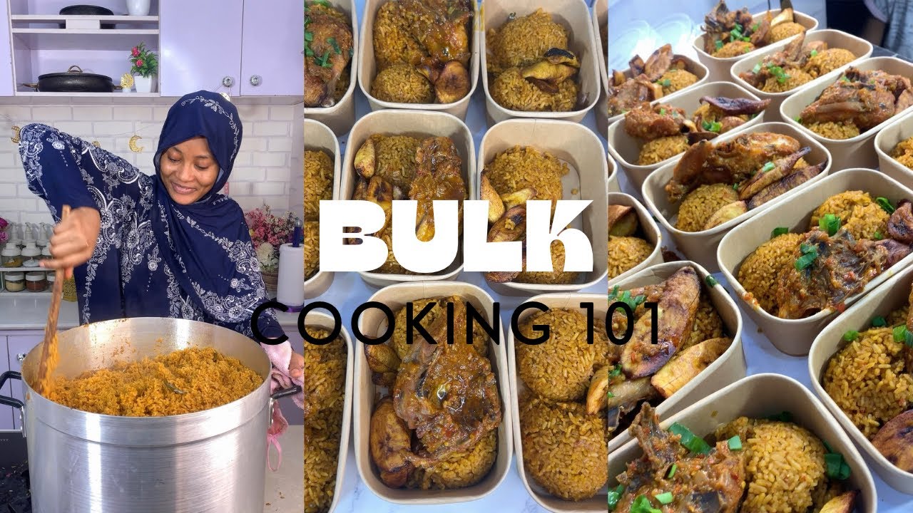 BULK COOKING |EAT GOOD FOOD WITH CHEF AMORS | episode 1