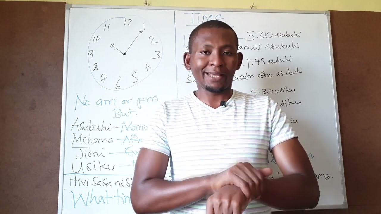What is the different between Swahili and English in telling Time