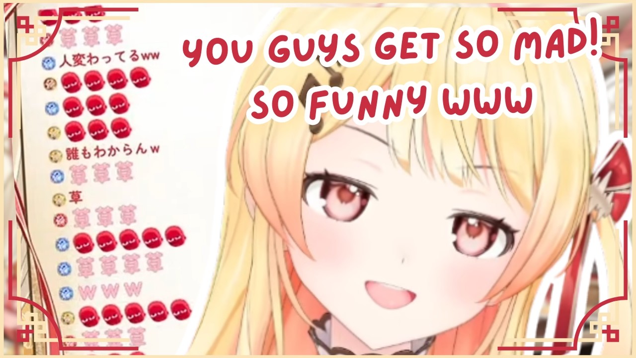 Kanade ANNOYS The Chat They Goes MAD! 😂💢 | Hololive Clip